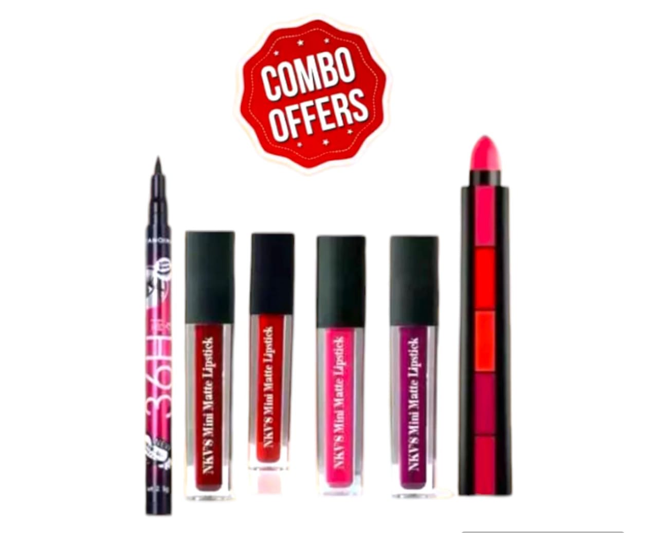 Multicolor Combo of Red Edition Lipsticks pack of one